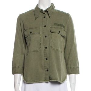 Zadig & Voltaire Toast Mili Shacket Utility Shirt Jacket Medium